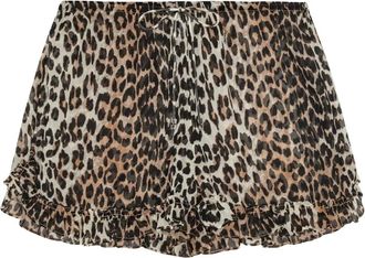 Ganni Shorts con stampa - Toni neutri