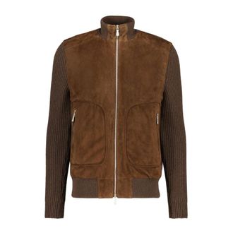 Eleventy Jassen, Heren, Bruin, XL, Licht Jack