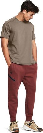 Under Armour Mens Uns Fleece Jogger 2t in Red - Size Large