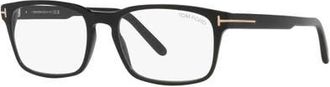 Tom Ford 54mm Rectangle optical glasses in Black at Nordstrom