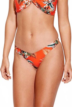 Seafolly Ocean Alley Rio Bikini Bottom In Tangelo