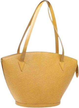 Louis Vuitton Pre-owned Vintage Schoudertas - Dames - Vintage Schoudertas - Geel - ONE Size - Leer - Vintage