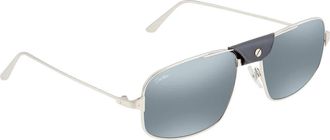 Cartier Santos de Cartier Blue Navigator Mens Sunglasses CT0193S 004 60