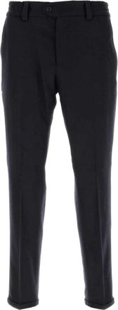Pantaloni Torino Tailored Wool Blend Broeken - Heren - Slim Fit Broeken - Blauw - W35 - Wol - Broeken