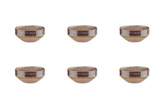 Bj&ouml;rn Borg Cuencos &Oslash;11cm - 6 piezas - Basalto