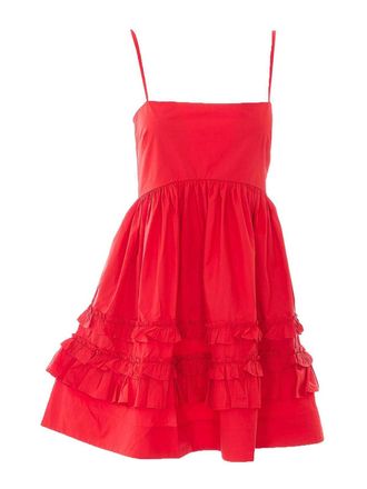 Ganni Mini frill dress