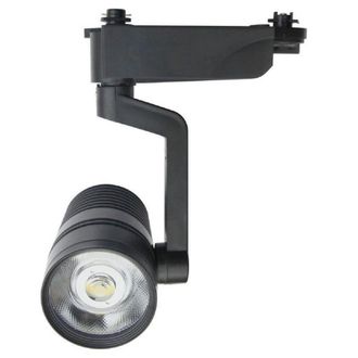 Trade Shop Trade Shop Traesio - Trade Shop - Faretto Binario Led Cob 10w Nero Staffa Luce Fredda 6500k Naturale 4000k F-10w8h
