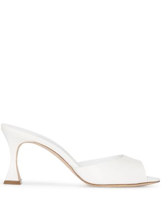 Manolo Blahnik Sandali Jada 70mm - Bianco