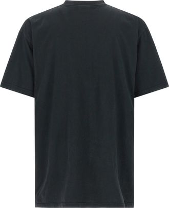Balenciaga Mens Black Cotton T-Shirt