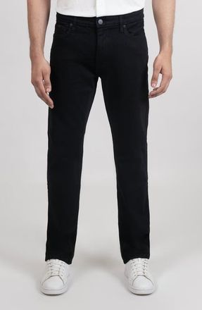 Brisk Lift Black Rinse Wash Jeans in Straight Fit at Nordstrom, Size 34 X 30