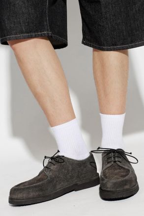 Mars&egrave;ll Moccar Leather Shoes, Mens, Grey