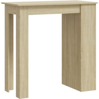 vidaXL Tavolo Bar con Ripiani Rovere Sonoma 102x50x103,5 cm Truciolato vidaXL