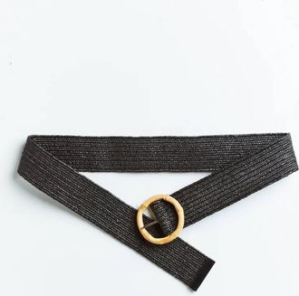 Mestiza New York Womens Marisol Bamboo Belt In Black