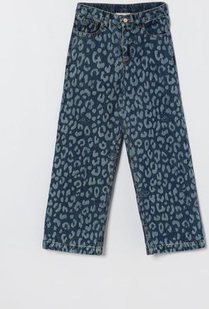 Blumarine Jeans Miss Blumarine in denim con stampa animalier