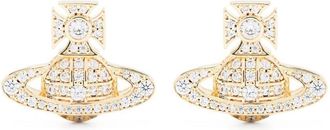 Vivienne Westwood Carmela Bas Relief earrings - men - Brass - One Size - Gold