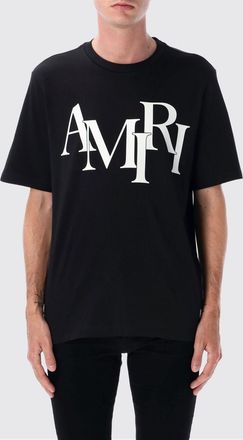 Amiri T-shirt in cotone con stampa logo Amiri