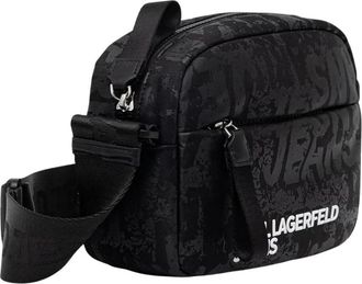 Karl Lagerfeld Jeans Riemtas - Heren - Schoudertassen - Zwart - ONE Size - Tassen
