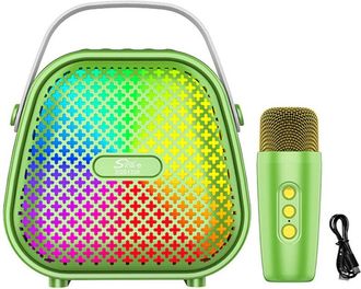 Trade Shop Trade Shop - Mini Estuche De Altavoz Bluetooth Con Bater&iacute;a Recargable Micr&oacute;fono Inal&aacute;mbrico