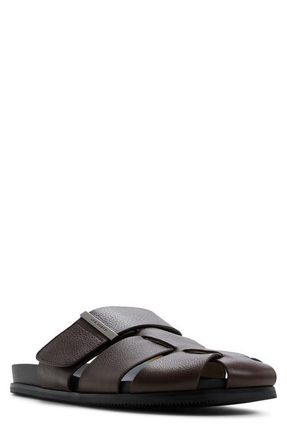 Ted Baker Brixham Slide Sandal in Dark Brown at Nordstrom, Size 10