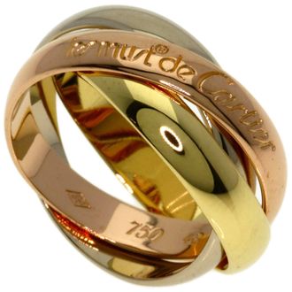 Cartier Yellow Gold (18K) Pink Gold (18K) White Gold (18K) Band Ring (Pre-Owned)