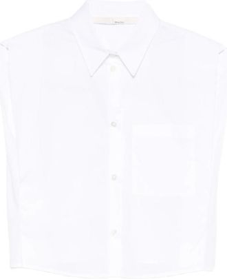 Tela Sleeveless White Shirt