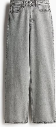 H&M Wide Ultra High Jeans - Grau