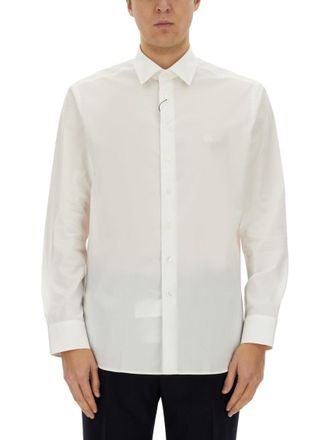 Etro White Regular Logo Shirt