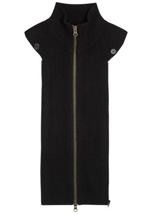 Veronica Beard Uptown Dickey Wool and Cashmere-blend Jacket Insert - Black - One Size