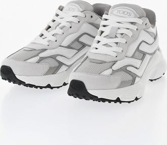 Tod's Leather And Fabric Low-Top Sneakers Tods