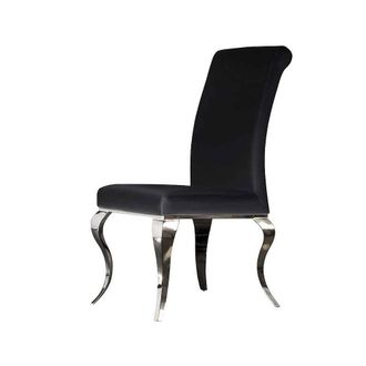 Schuller Silla Barroque Acero Negra