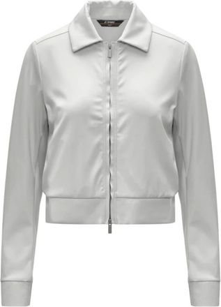 K-Way K-Way, Light Jackets, female, White, Size: XS Isy Zip Sweatshirt