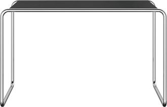 Thonet S 285/0 Schreibtisch, Chrom / Esche schwarz gebeizt