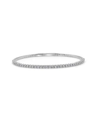 Sabrina Designs 14K 1.45 Ct. Tw. Diamond Flexible Bangle Bracelet
