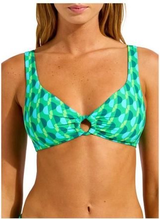 Seafolly Sorrento Ring Front Tank Bikini-Top f&uuml;r Damen | orange