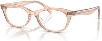 Oliver Peoples 51mm Square optical glasses in Brown at Nordstrom