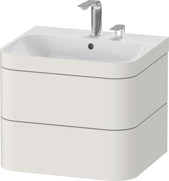 Duravit Duravit Happy D.2 Plus Set De Encastre A Pared, 575x490mm, 2