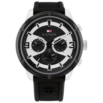 Tommy Hilfiger Wild Mens Black Watch 1792074 Rubber - One Size