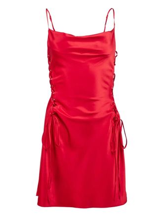 Fleur du Mal Ella mini dress - Red