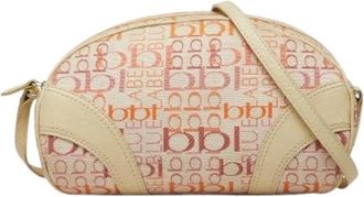 Burberry Pre-owned Blue Label Canvas Leather Shoulder Bag - Dames - Vintage Schoudertas - Veelkleurig - ONE Size - Leer - Vintage