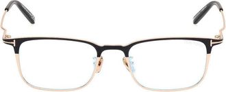 Tom Ford FT5929-D-B001 Rectangle Full Rim Eyeglasses - Black