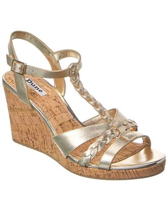 Dune London Koali Leather Wedge Sandal