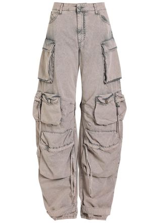 The Attico Cotton Cargo Trousers - Grey - 29 (W29 / UK12 / M)