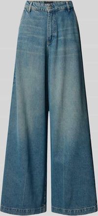 HUGO BOSS Regular Fit Baggy Jeans aus Baumwoll-Lyocell-Mix Modell CENTRAL in Jeansblau, Gr&ouml;&szlig;e 26/32