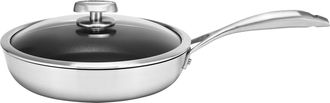 Scanpan CS+ 3-Quart Covered Saute Pan, Stainless Steel Nonstick, Induction Ready