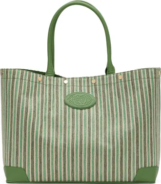 Hammitt Hammitt Olympia Tote Pickle Stripe Gold