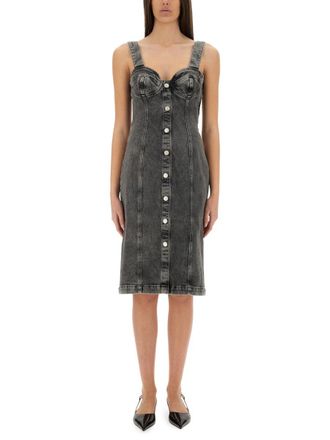 Moschino Denim Midi Dress