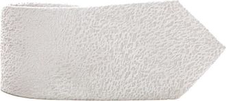 Emporio Armani Glanzend Abstract Zijden Stropdas - Heren - Stropdassen - Wit - ONE Size - Accessoires