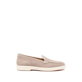 Santoni Loafers, female, Beige, Size: 8 1/2 US Debora Loafers