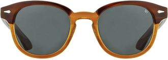 American Optical Times 47mm Round Nylon Polarized in Chestnut Sand - Gyn-P at Nordstrom