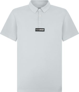 Plein Sport Pique Polo T-Shirt Scratch